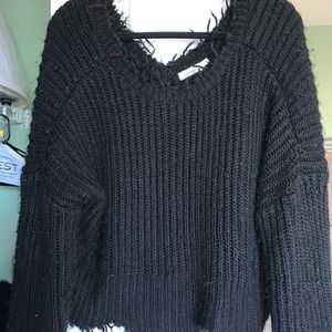 Black sweater